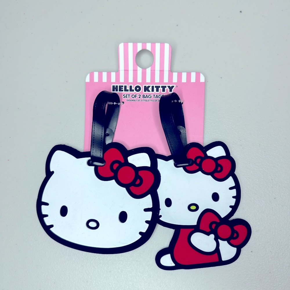 Hello Kitty Luggage Tags - Set of 2